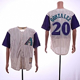 Diamondbacks 20 Luis Gonzalez Cream Cooperstown Collection Stitched Baseball Jerseys,baseball caps,new era cap wholesale,wholesale hats